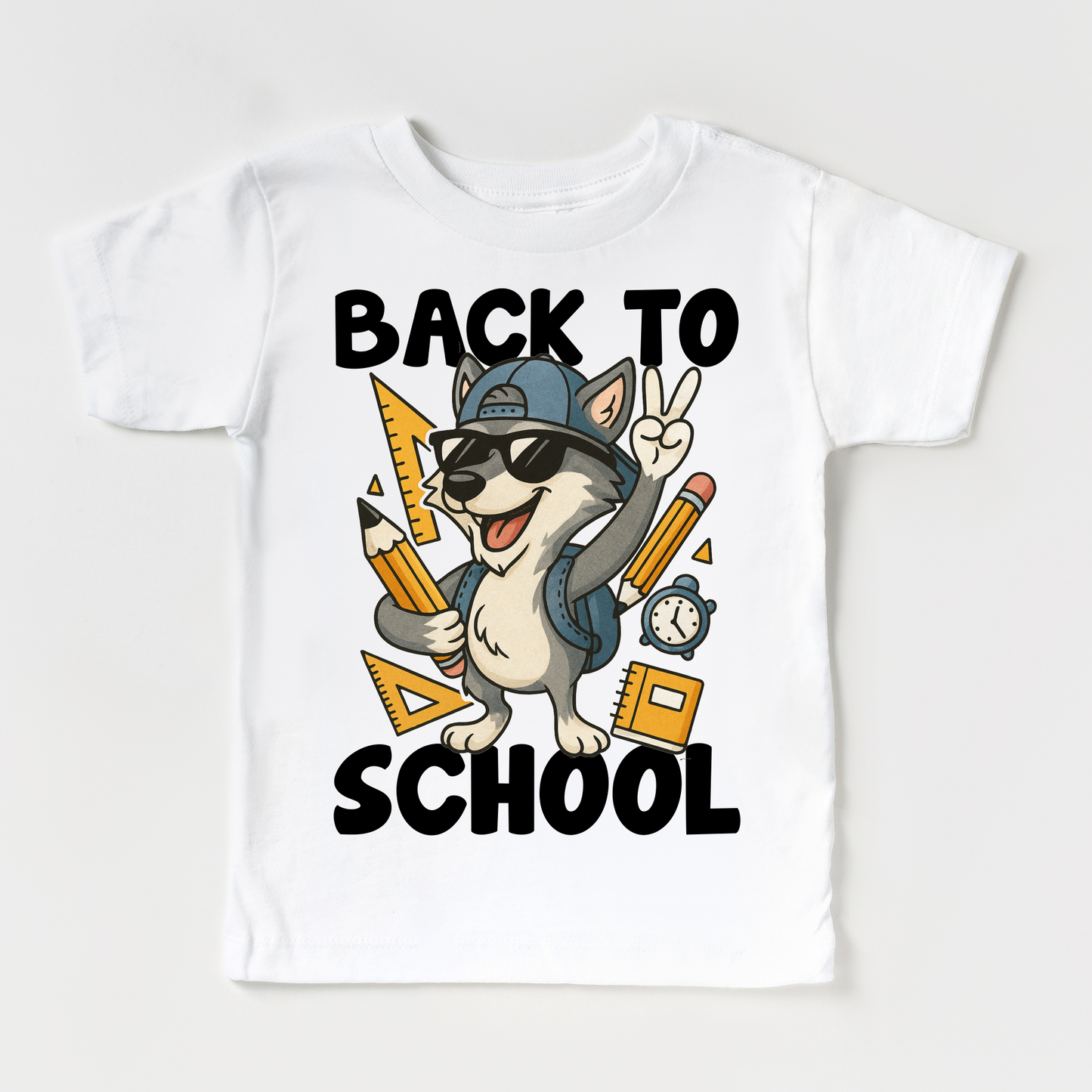 Back To School Wolf Mascot Shirt - Back To School Tee