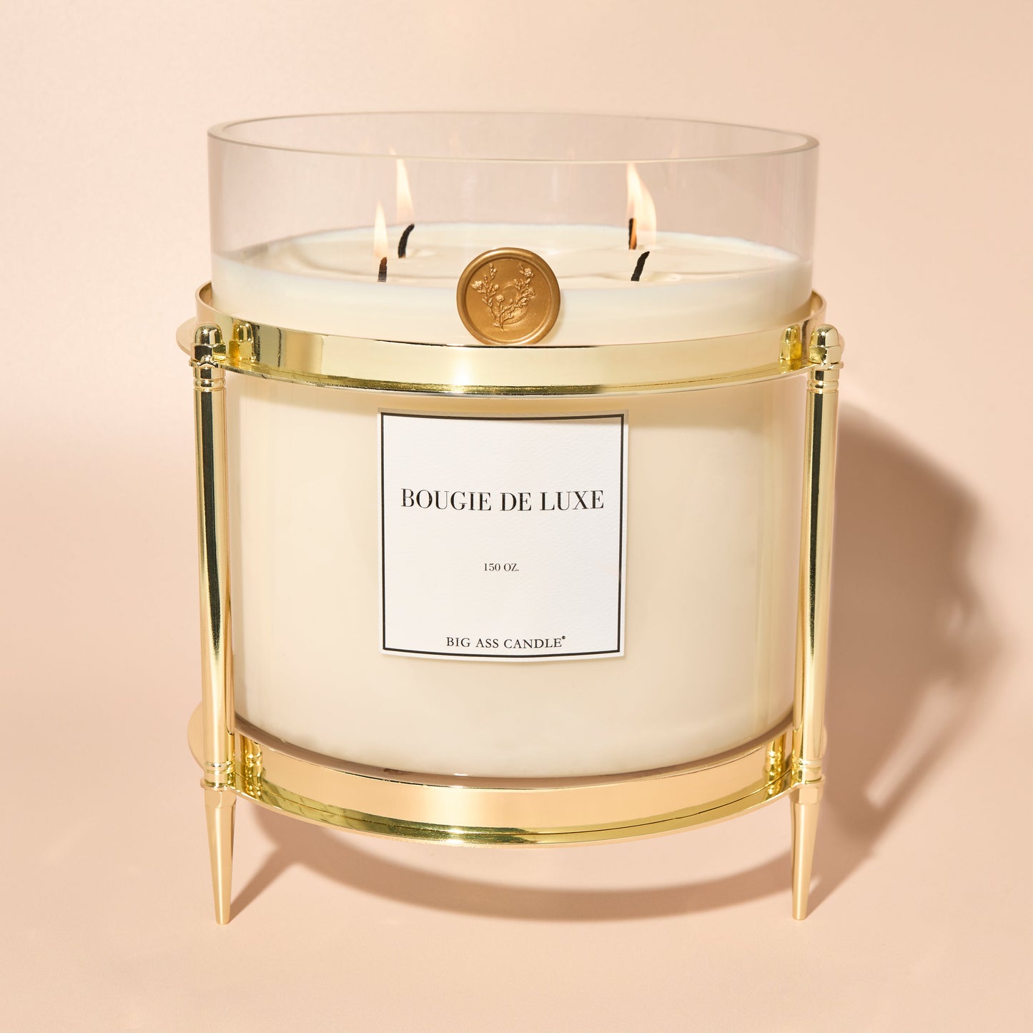 Big Ass Gold-Plated Candle Holder Big Ass Luxuries