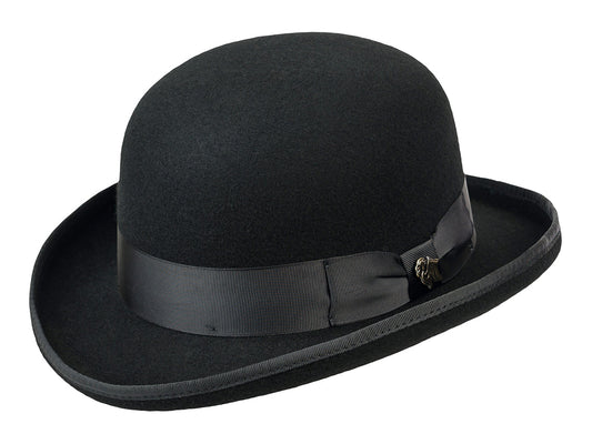 Bowler Fully Lined Wool Felt Hat Bigalli