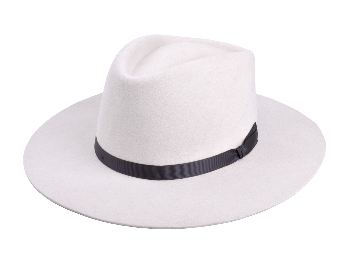 Wool Felt Fedora Hat Tear Drop Crown Giza Bigalli