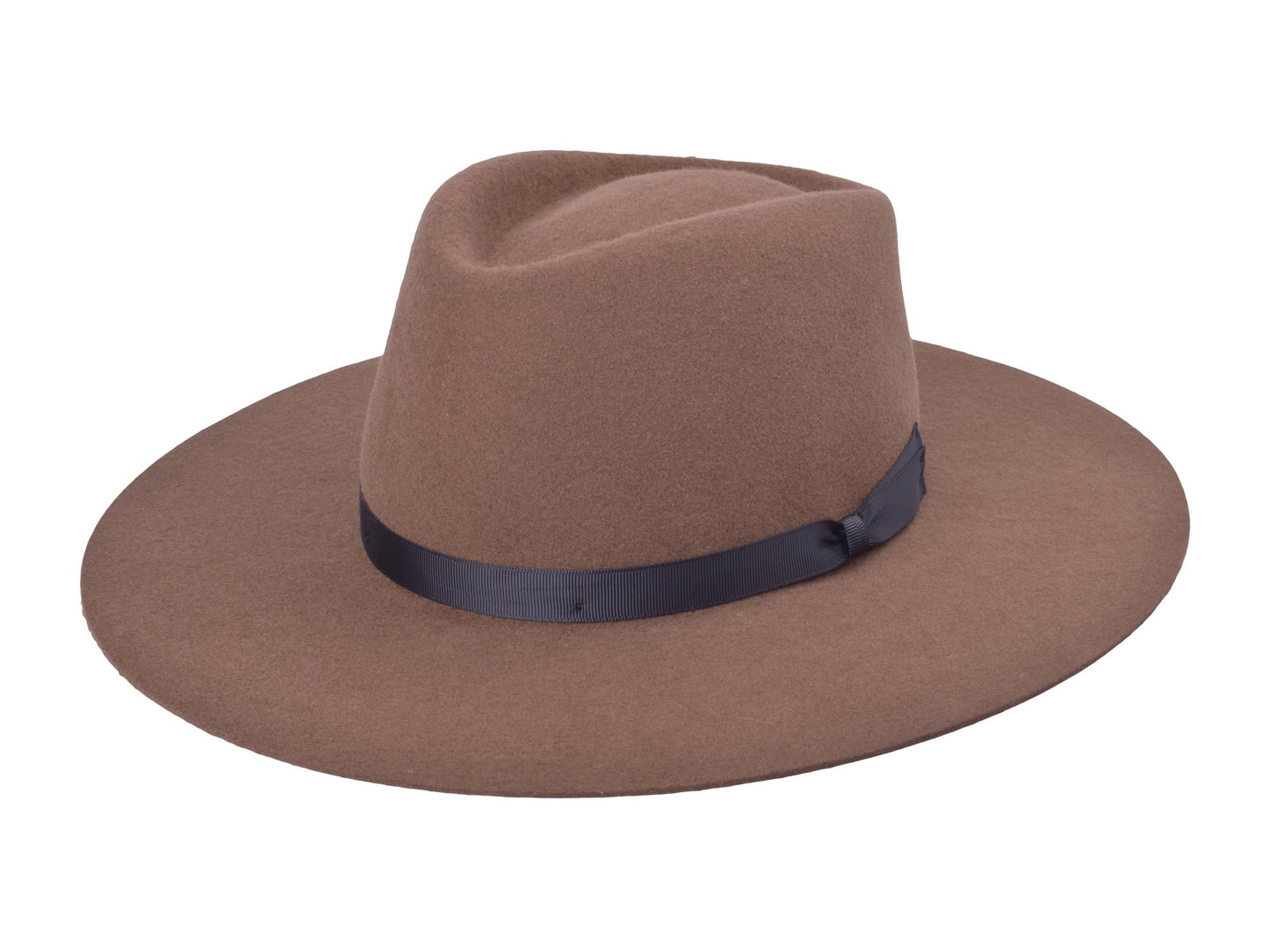Wool Felt Fedora Hat Tear Drop Crown Giza Bigalli