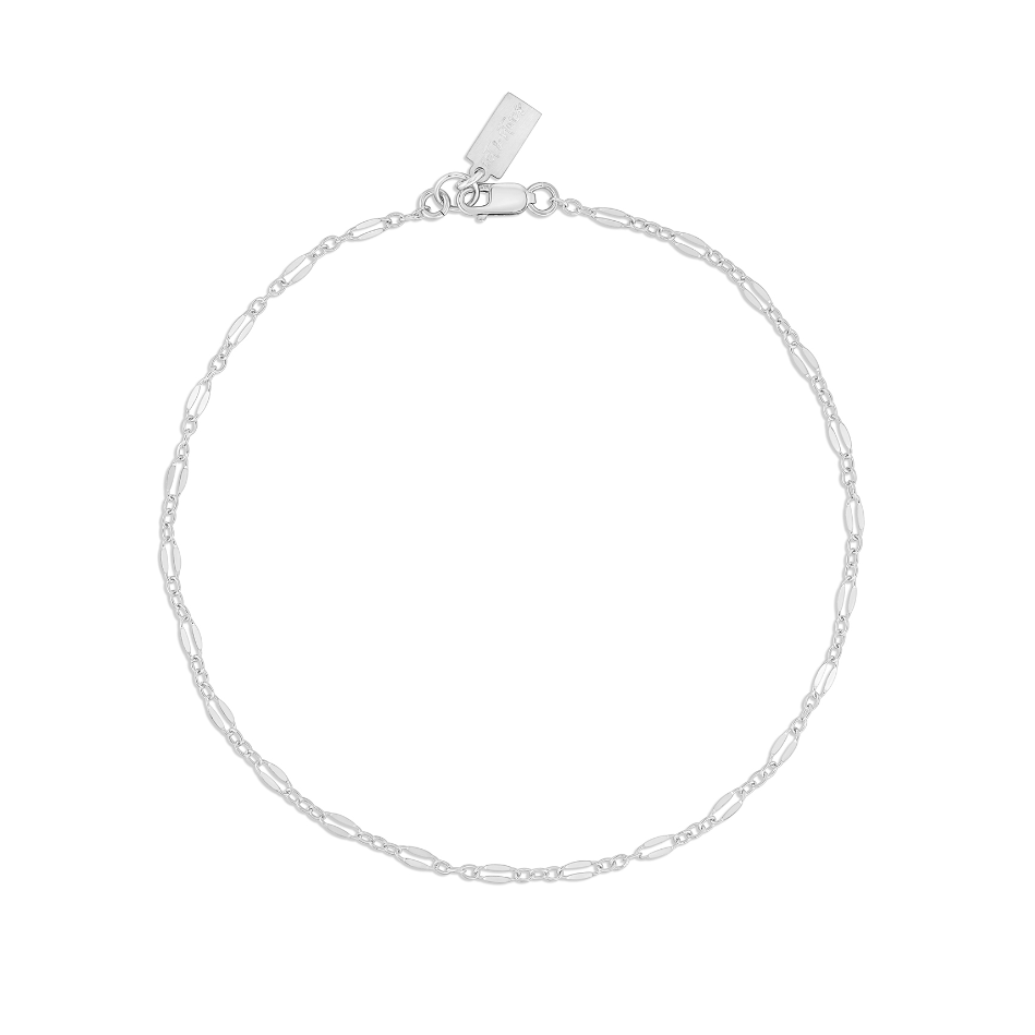 14k Gold Filled Dapped Chain Anklet Lobster Clasp Billie