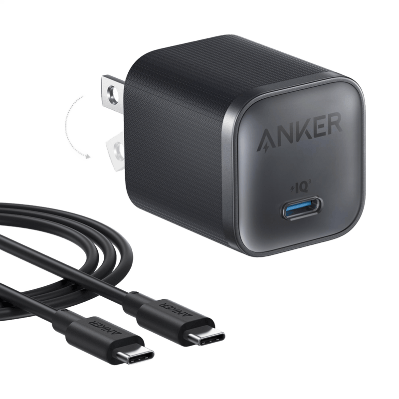 Anker Nano 45W USB-C Charger with USB-C to USB-C Cable