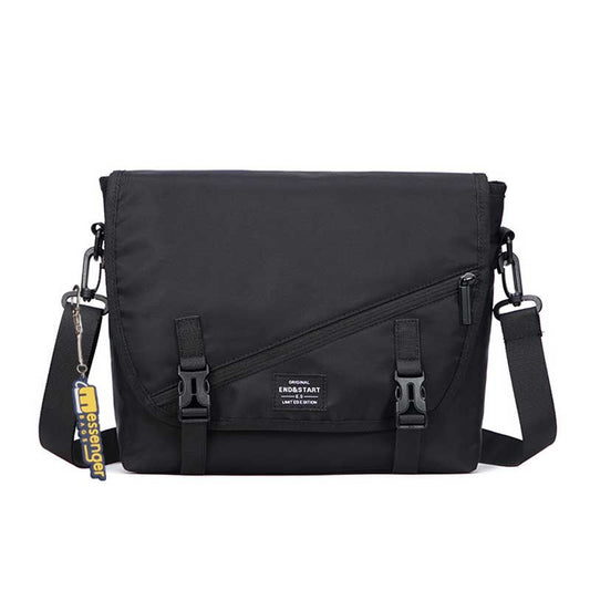 Black Men's Messenger Bag