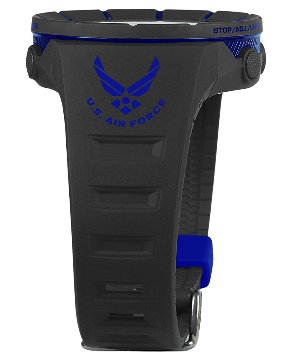 Coliseum Air Force Edition Black Blue Digital Watch Rockwell Time