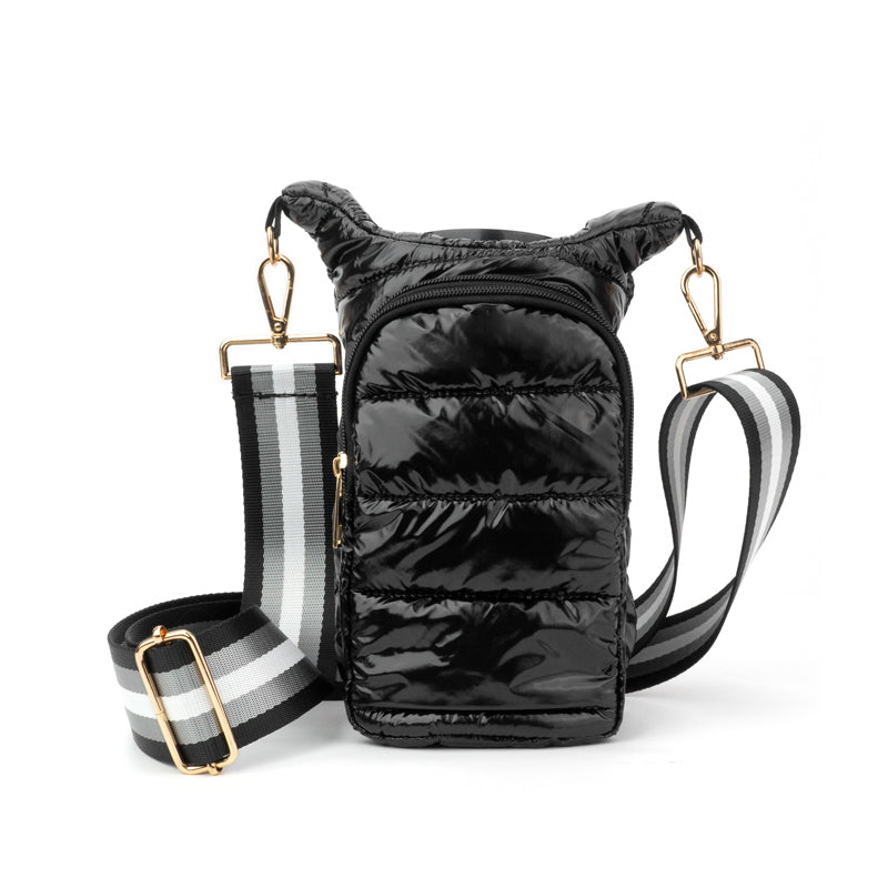 Water Tumbler Carrier Adjustable Strap Crossbody The Capri
