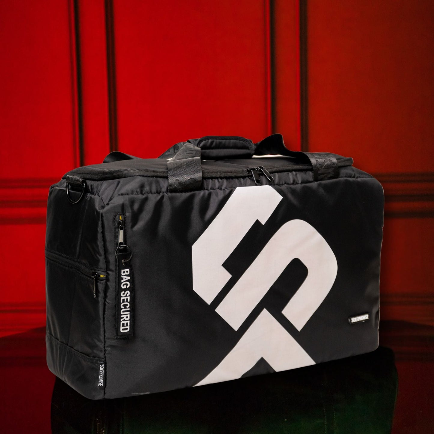 Black Sneaker Duffle TSA-Approved Carry-On Bag