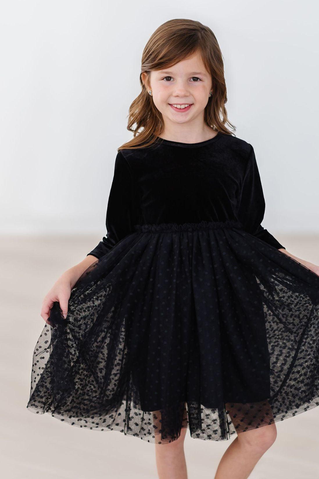 Black Velvet Key Attribute Tutu Dress Mila & Rose ®