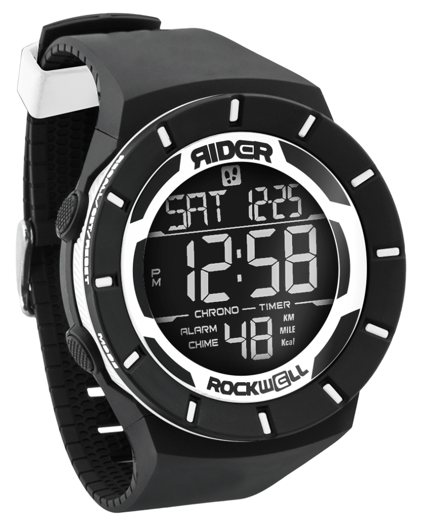 Coliseum Fit Black/White Fitness Watch Rockwell