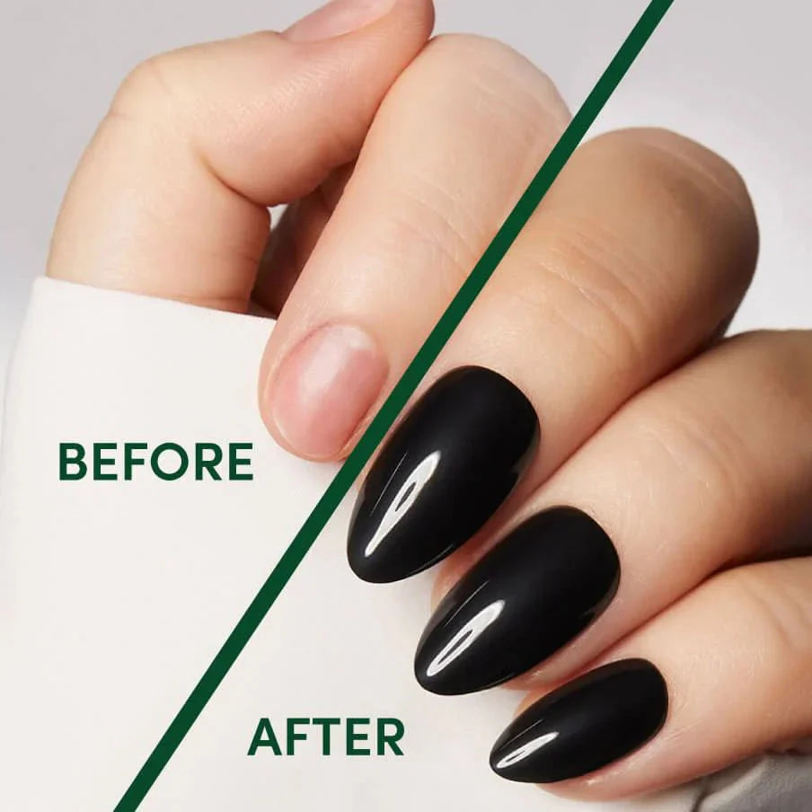 Black Almond Long Lasting Press On Nails Nail Pop Studio