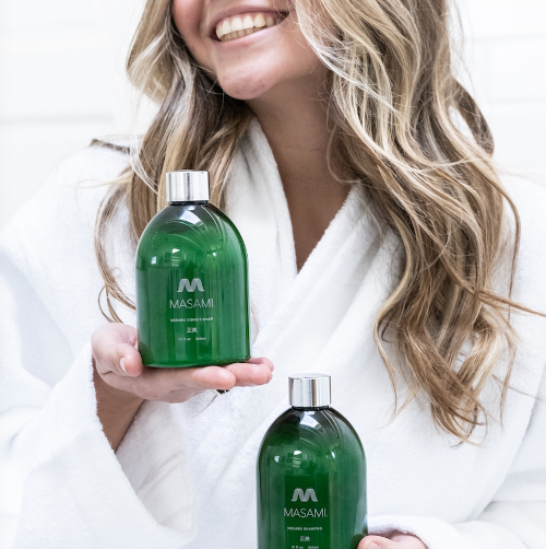 Hydrating Mekabu Shampoo Hair Care MASAMI