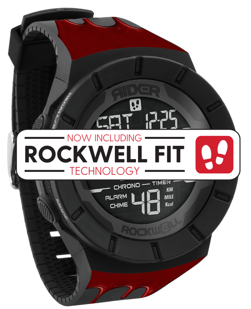 Blood Edition Phantom Black Coliseum Fit™ Multifunction Digital Watch Rockwell