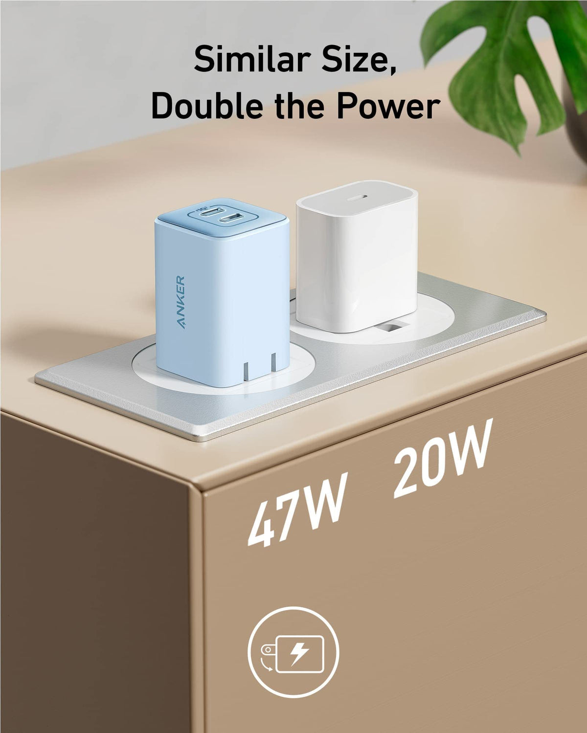 Anker 47W Fast USB-C Charger 523 Nano 3