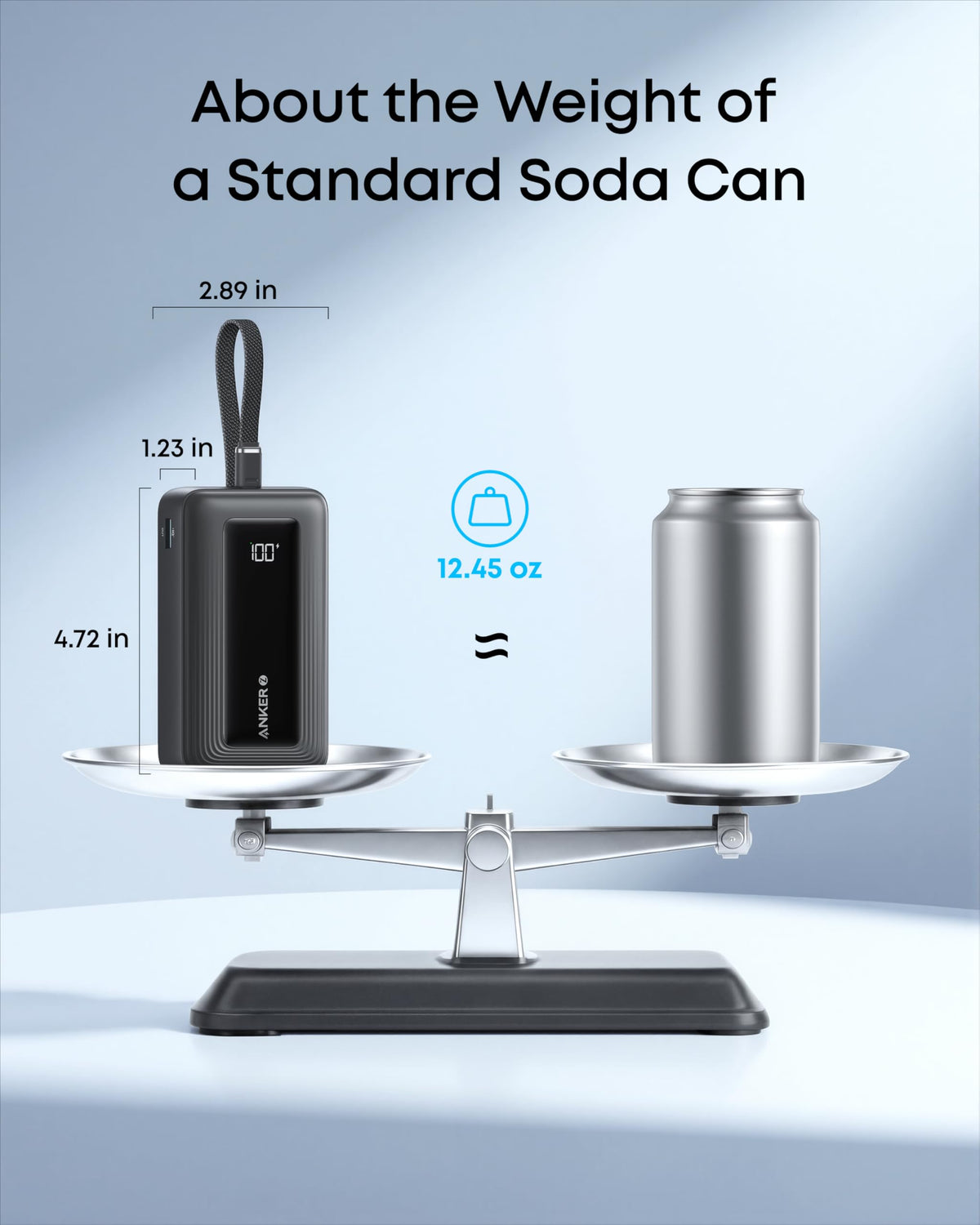 Anker Zolo 30W Power Bank 10000mAh with Built-in USB-C Cable