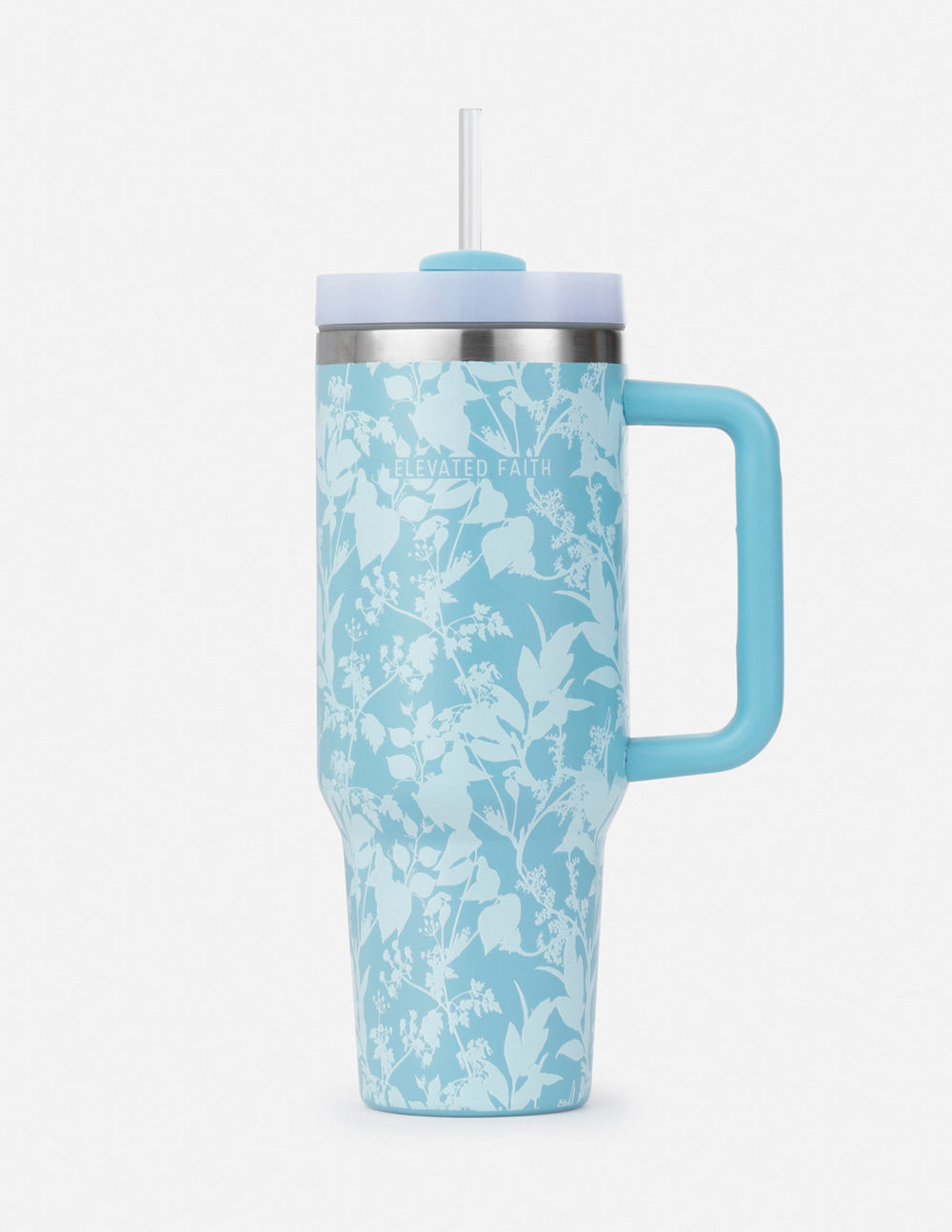 Blue Botanic 40 oz Stainless Steel Tumbler
