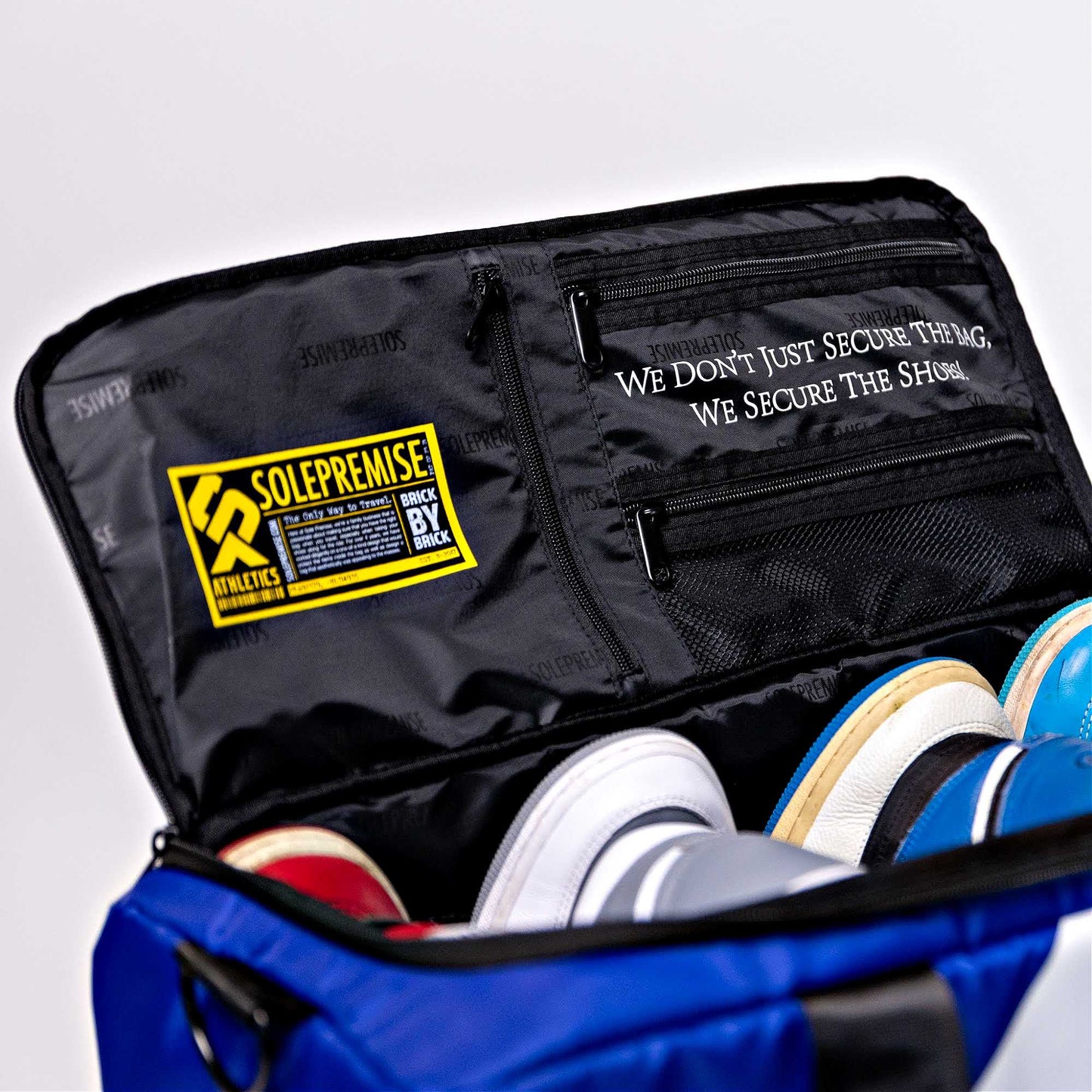 Blue Sneaker Duffle TSA-Approved Carry-On Shoe Bag