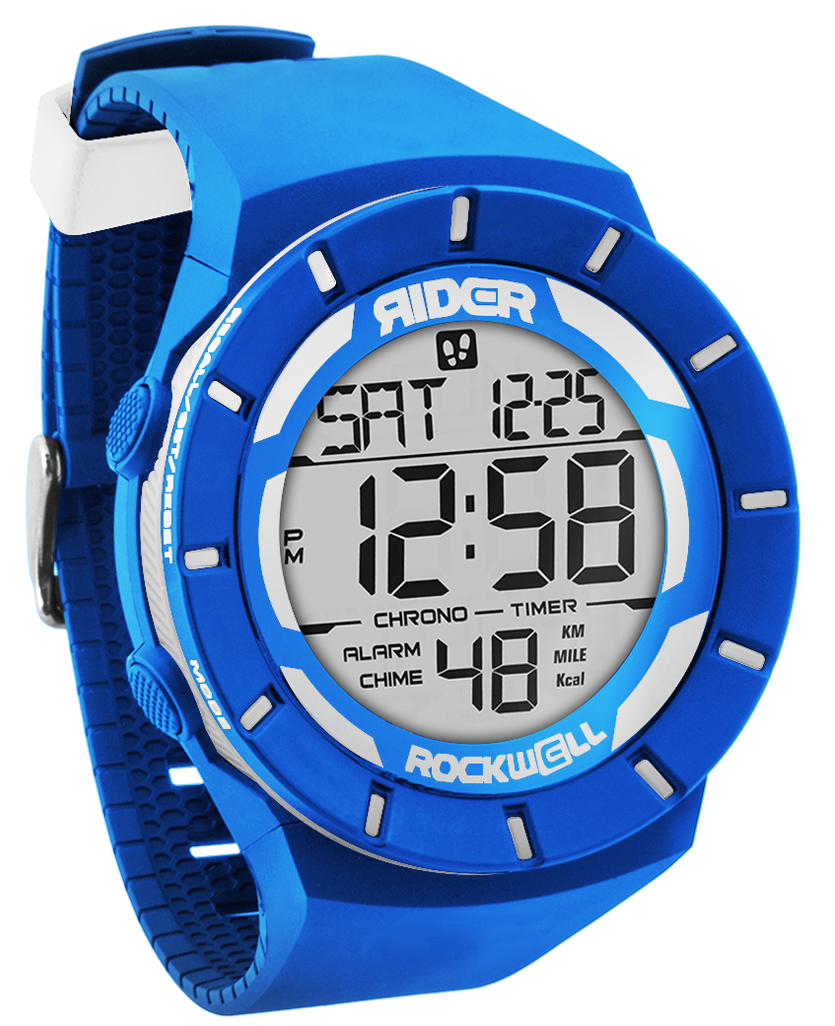 Coliseum Fit Blue White Watch Rockwell