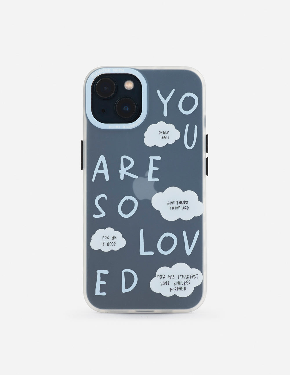 Blue You Are So Loved Frosted Phone Case iPhone