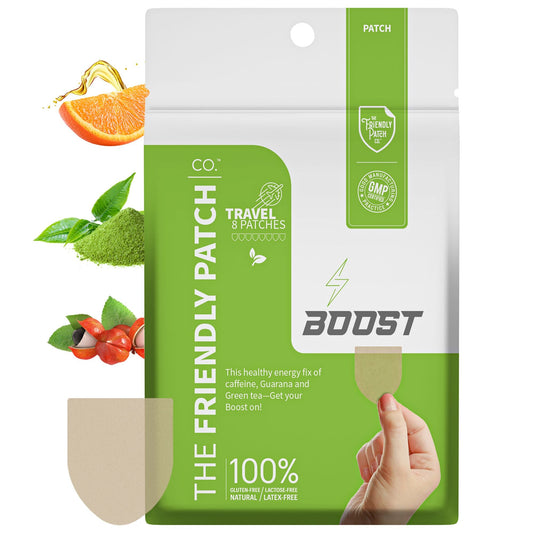 Boost Energy Natural Patch Travel 8 Pack The Friendly Patch
