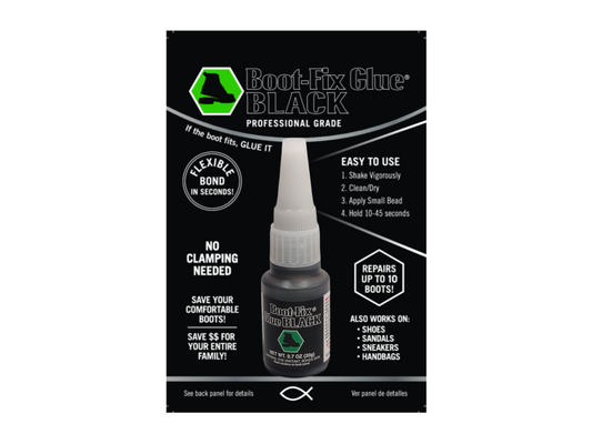 Boot-Fix Glue Black Professional Grade Shoe Repair Glue