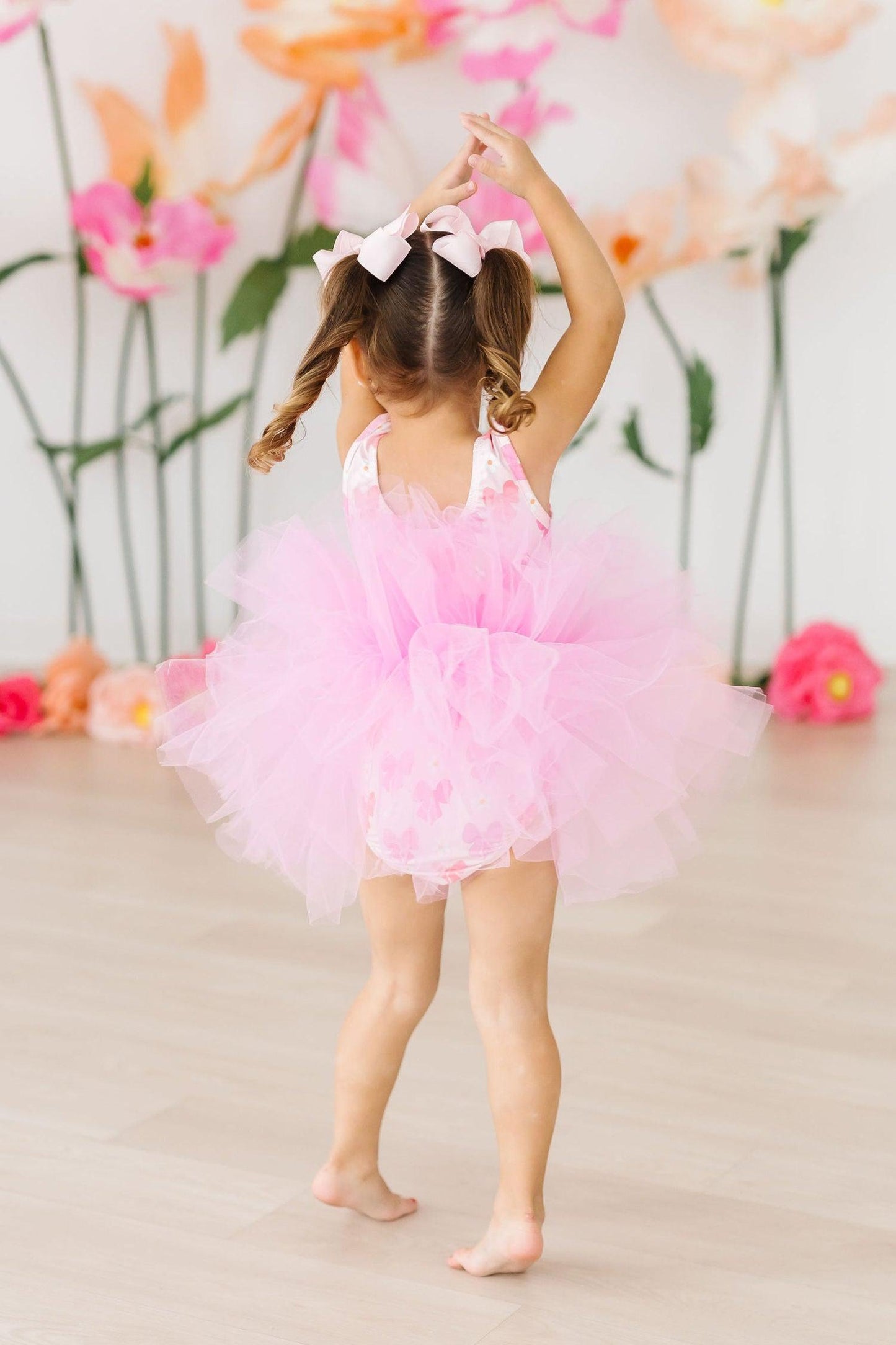 Tank Tutu Leotard Bow Beauty Dancewear