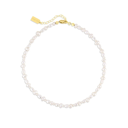 Freshwater Pearl 14k Gold Filled Bowie Anklet