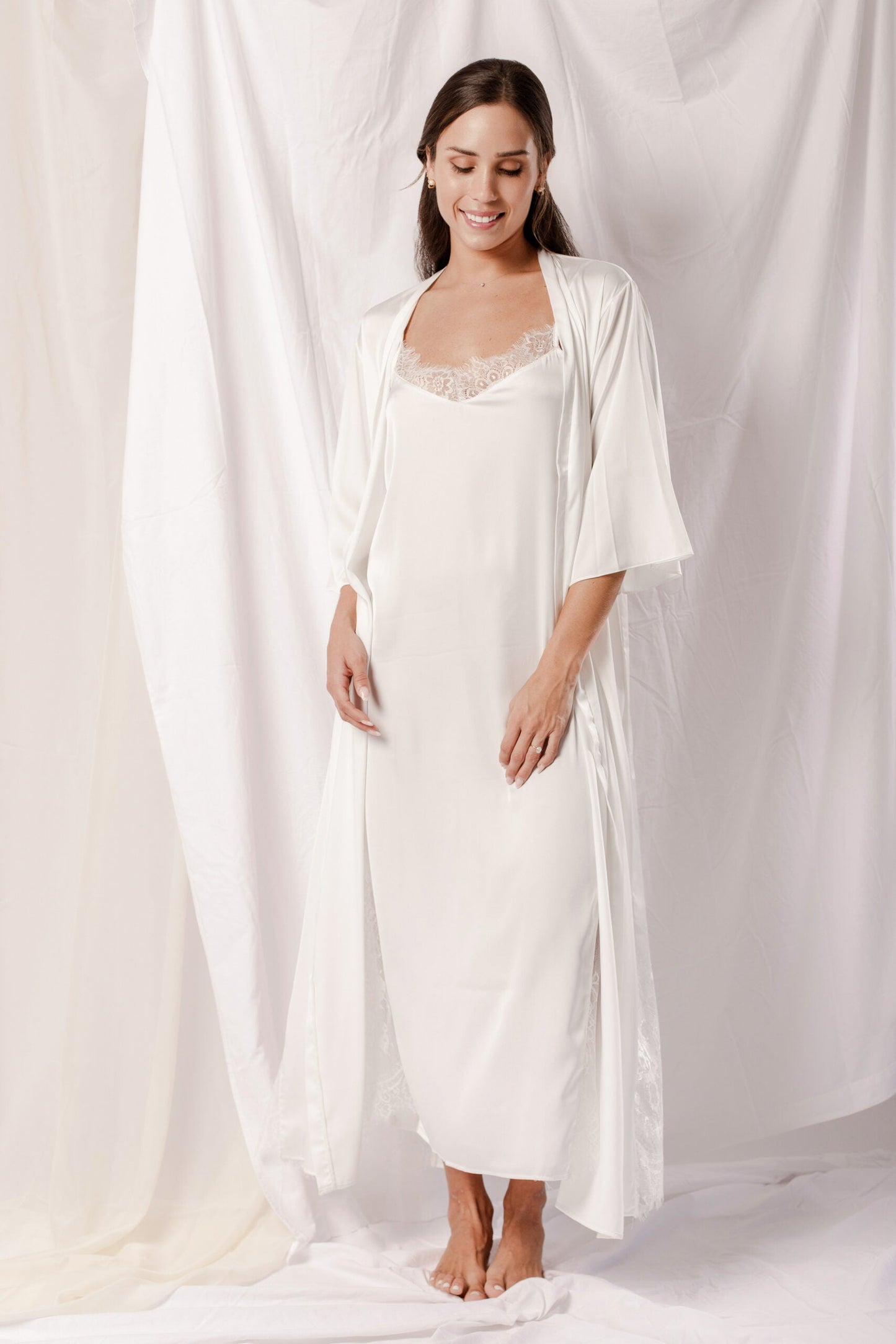 Washable Silk Key Attribute Bridal Set Simone Sleepwear