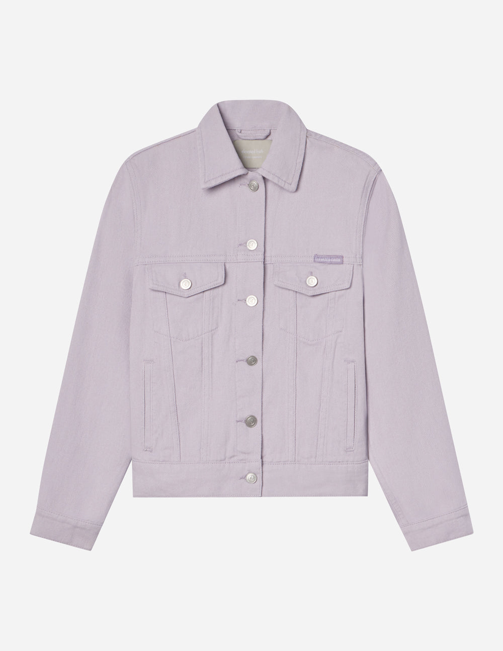 Cropped Heavyweight Denim Jacket Lilac But God