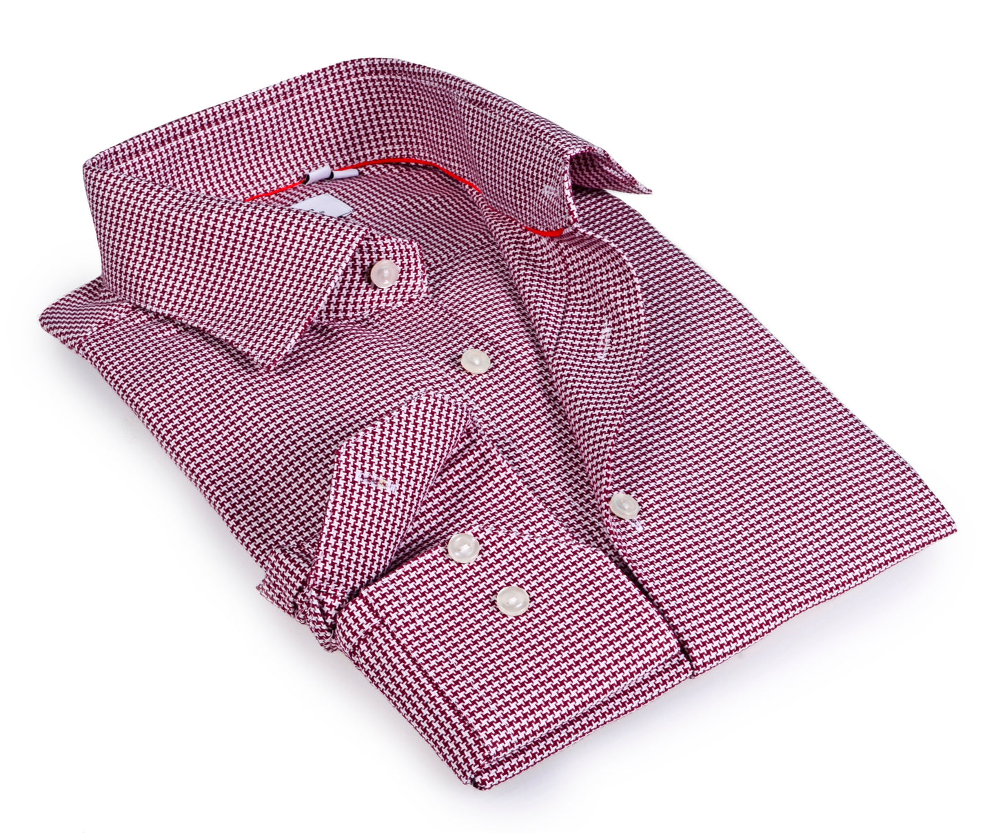 Button-Up Shirt //  - Contemporary Fit - contrast  trimming - final sale - Size Small