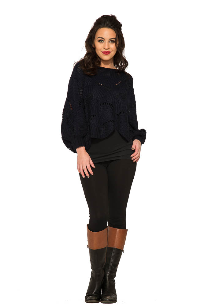 Cordelia Knitted Poncho Sweater 100% Acrylic Orchid Bloom