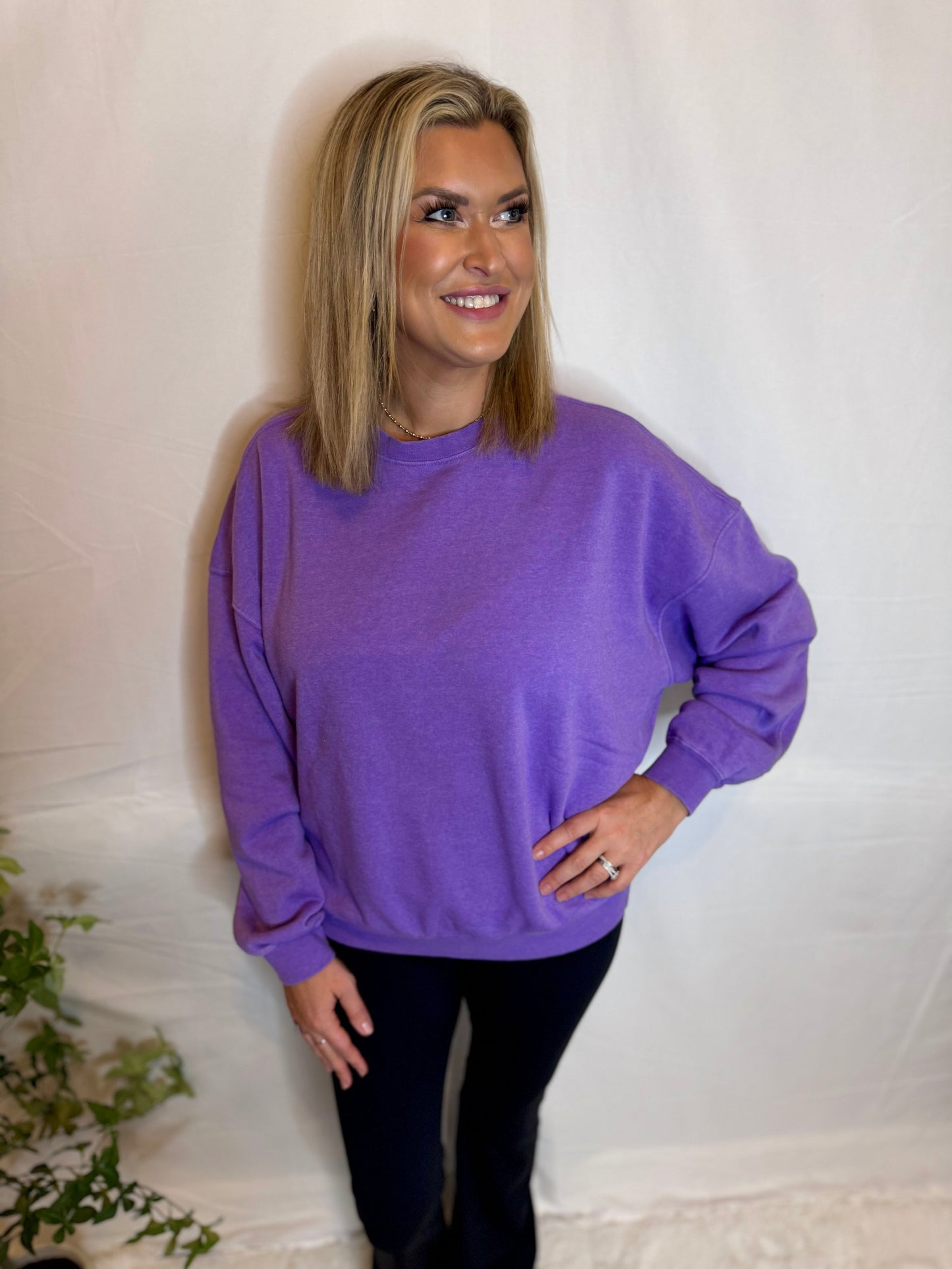 Double Zero Soft Sweatshirt Lavender True