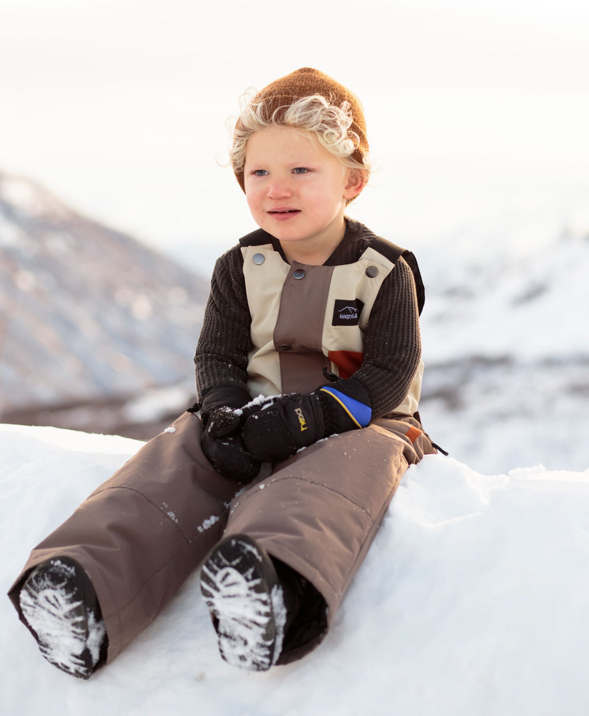 Waterproof Adjustable Snow Bib for Youth and Toddler