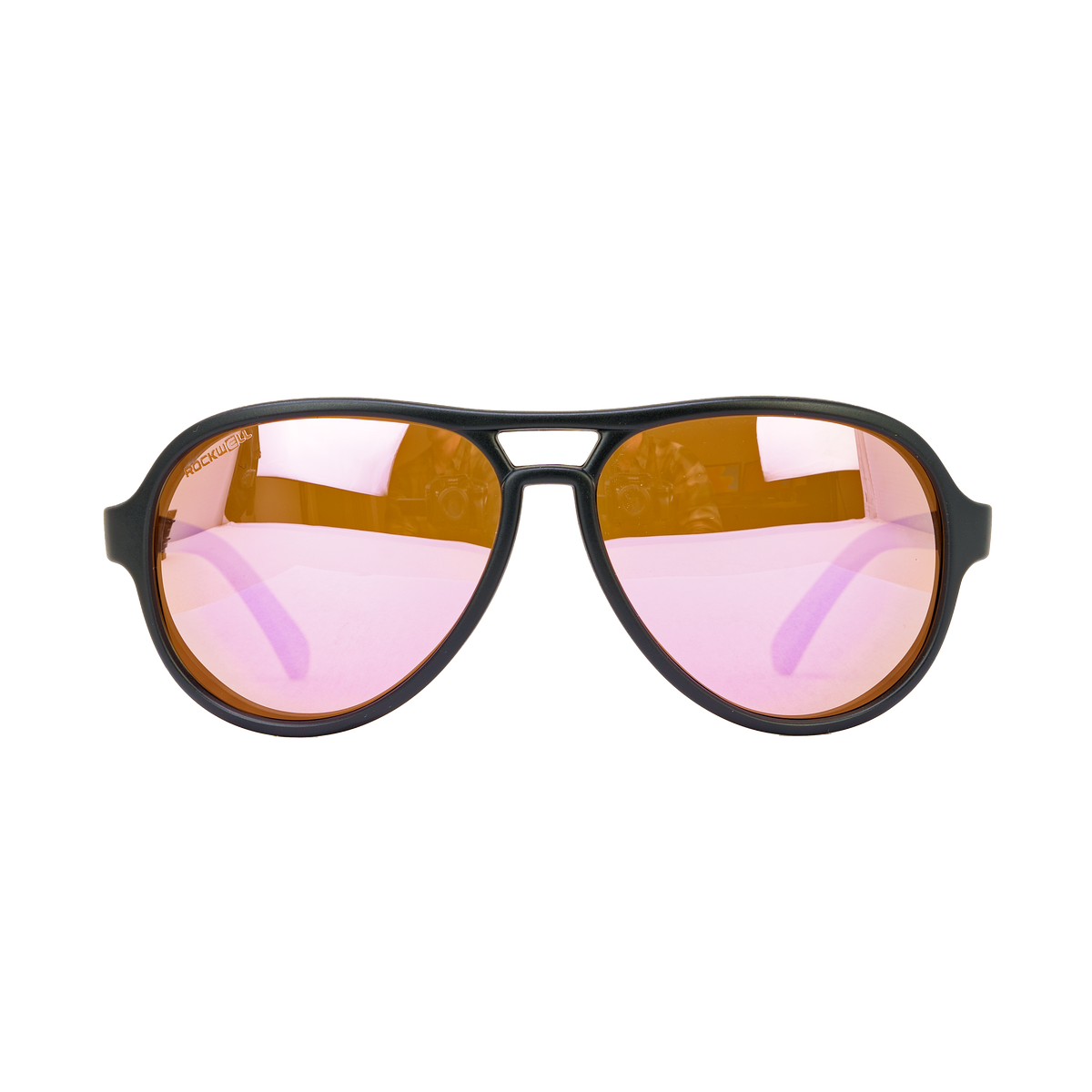 Casino Black Pink Mirror Polarized Lens Sunglass