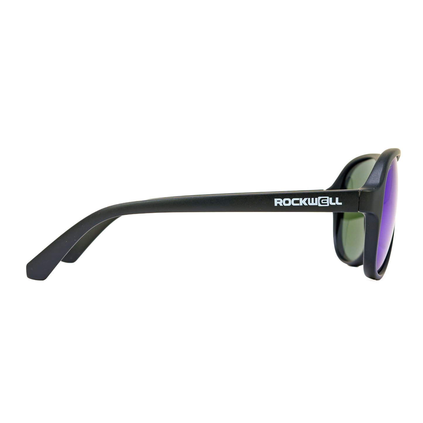 Casino Black Blue Mirror Polarized Lens Sunglass