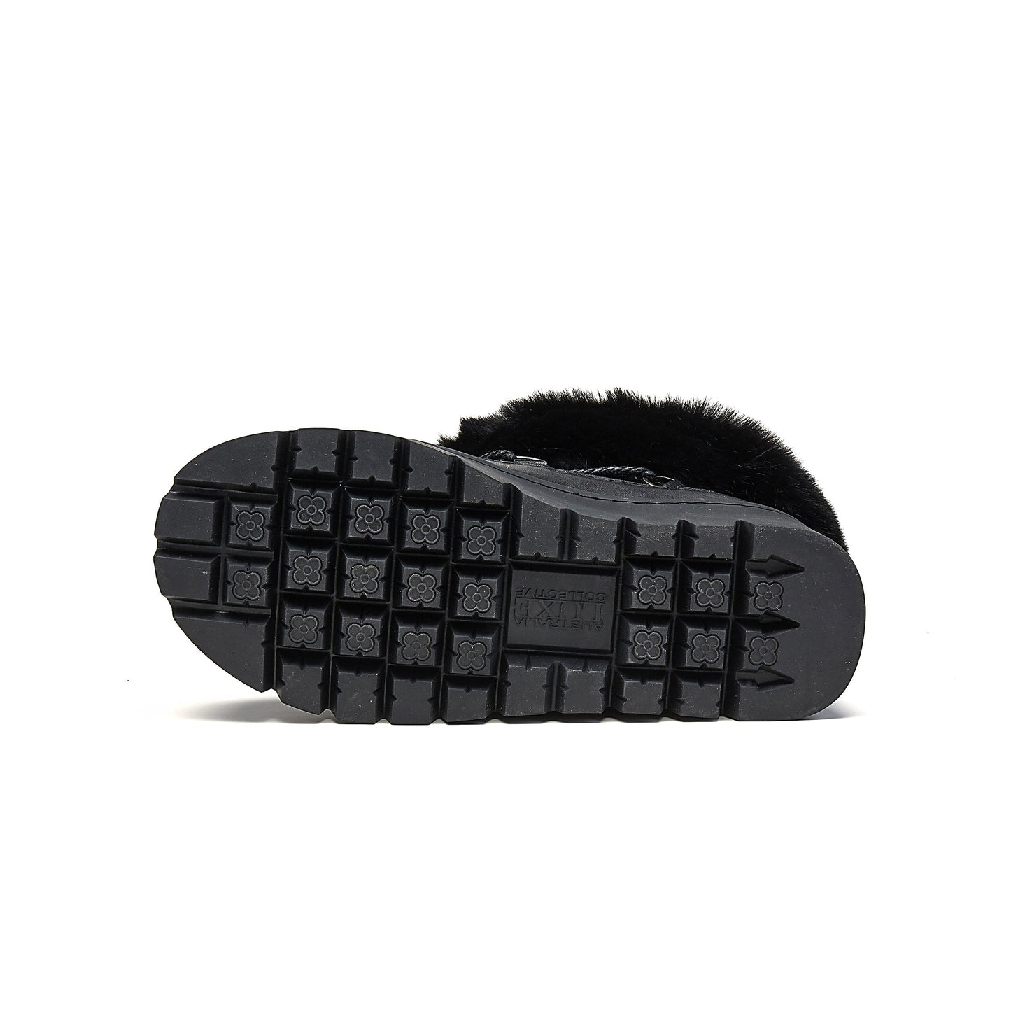 Snowboot Soft Leather and Suede Casper Black Australia Luxe Collective