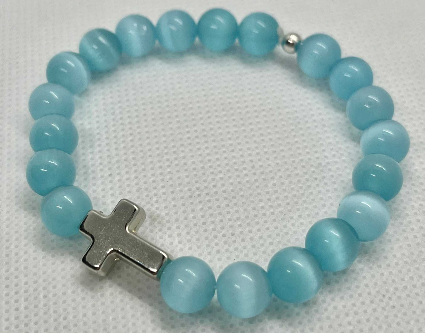 Faith-Inspired Cross Bead Bracelet Collection Jewelry