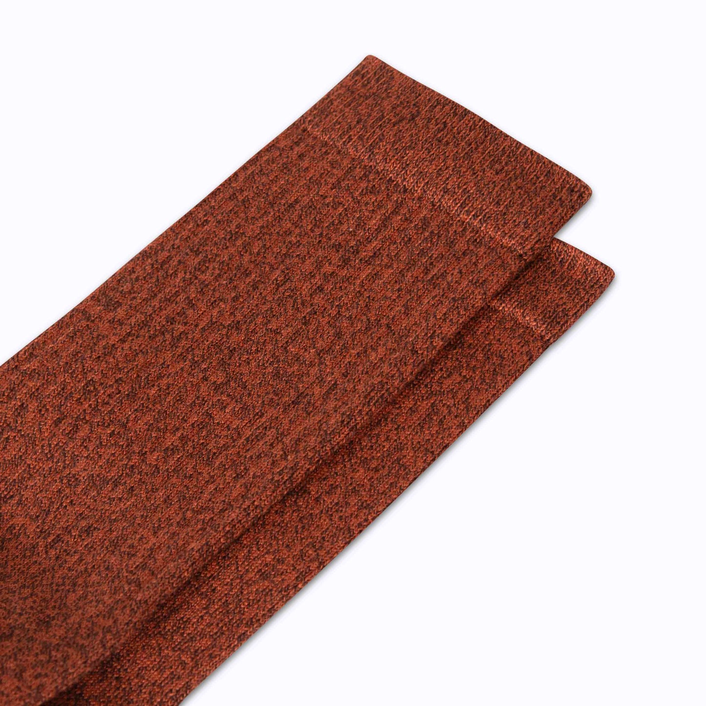 Combed Cotton Brown Crew Socks