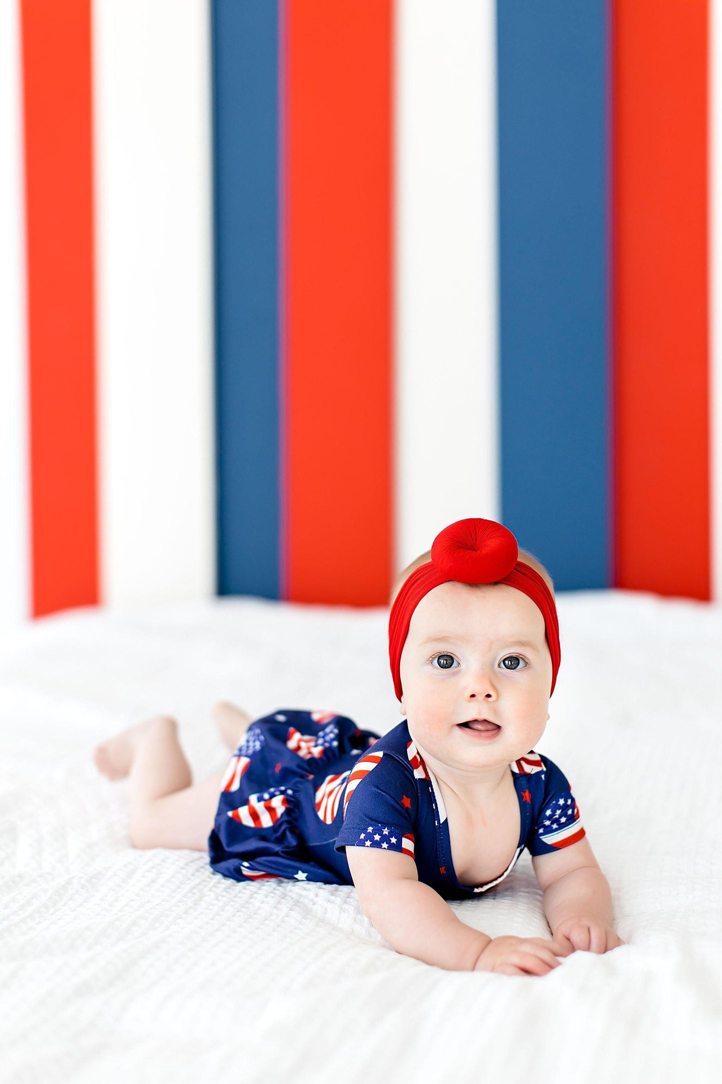 Twirl Bodysuit Short Sleeve I Heart the USA Mila & Rose