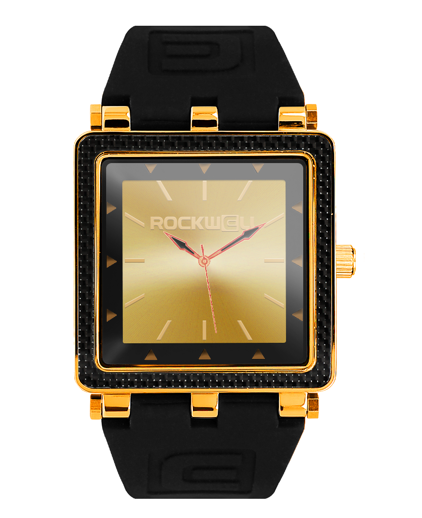 CF Lite Gold Black Compact Watch Rockwell Time