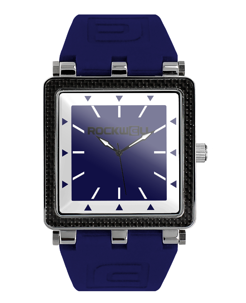 CF White Carbon Fiber Watch Rockwell Time