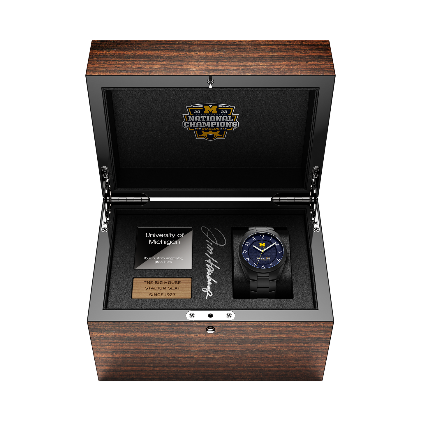 Jim Harbaugh Display Box (Watch Sold Separately)