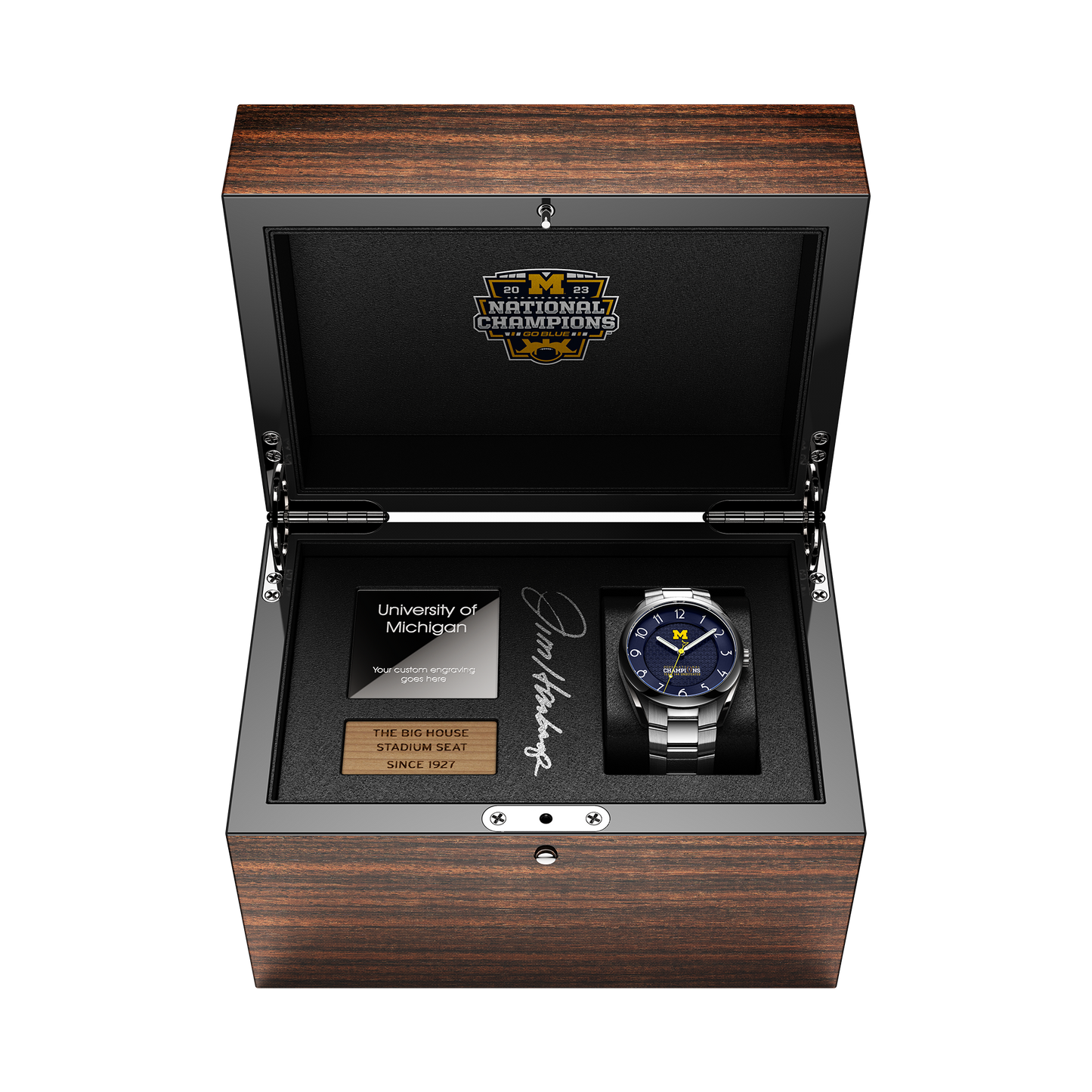 Jim Harbaugh Display Box (Watch Sold Separately)