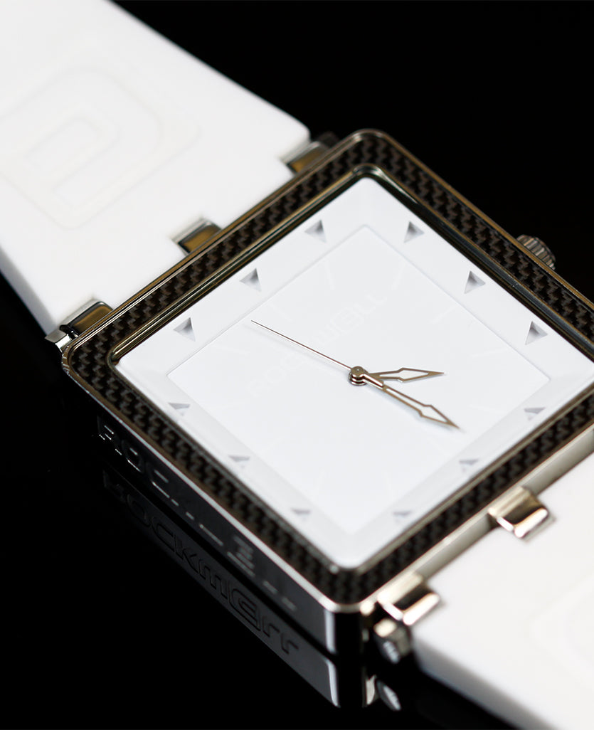 CF White Carbon Fiber Watch Rockwell Time