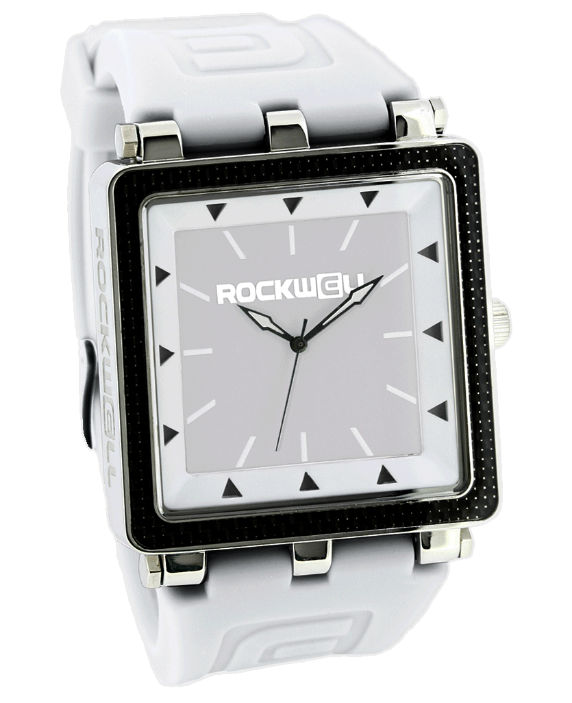 CF White Carbon Fiber Watch Rockwell Time
