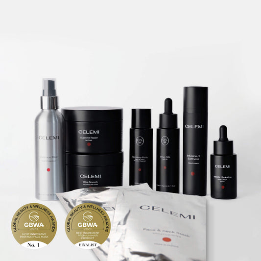 Total Care Package for Stronger Hair, Hydrated Face, and Gentle Hand Care CLM Cosmetics