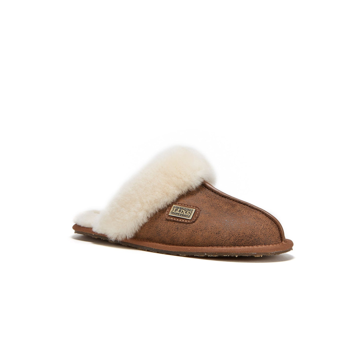 Sheepskin Aviator Chestnut Mule Slipper Australia Luxe Collective