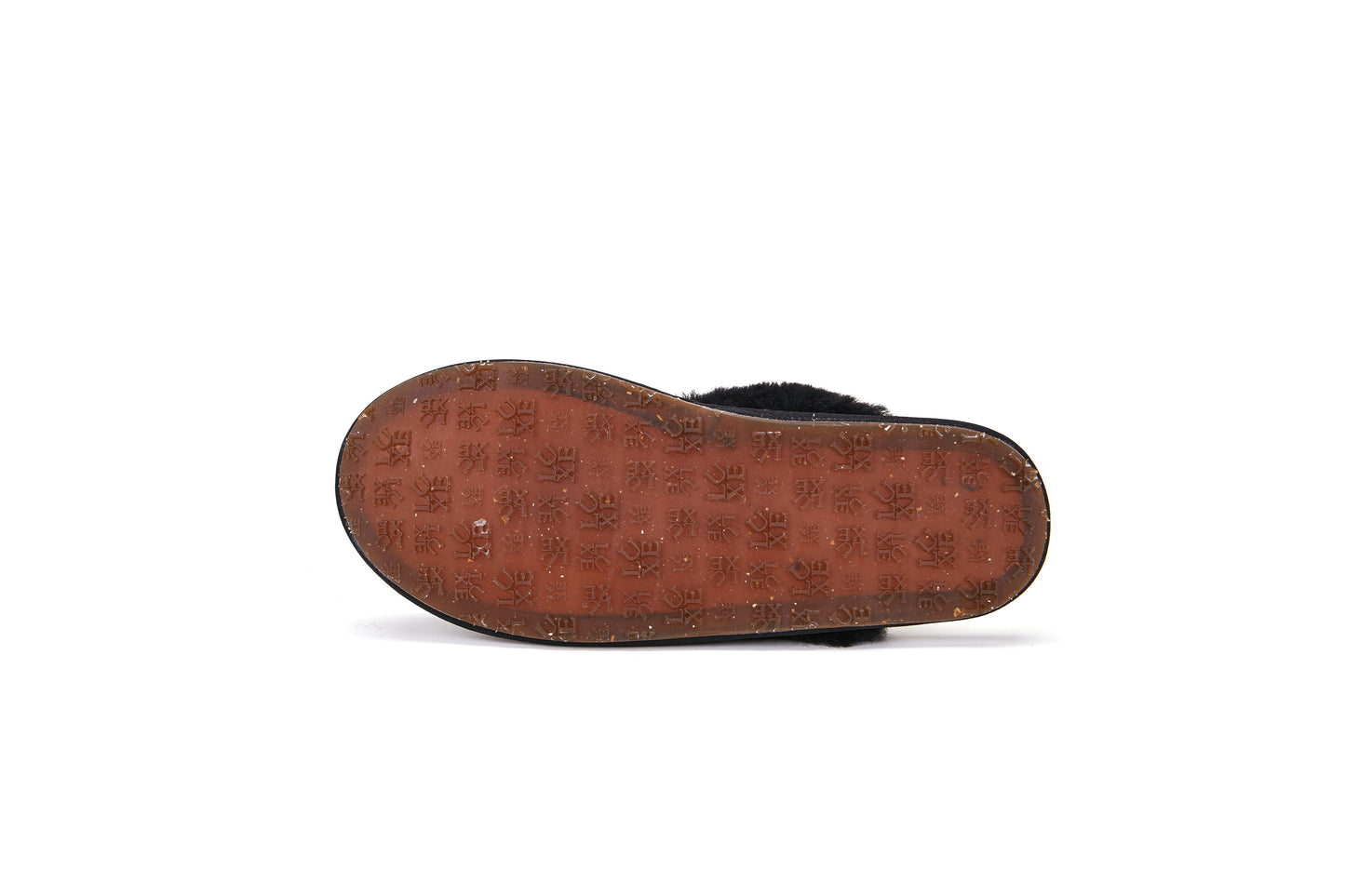 Sheepskin Shearling Cuff Mule Slipper CLOSED MULE CROW