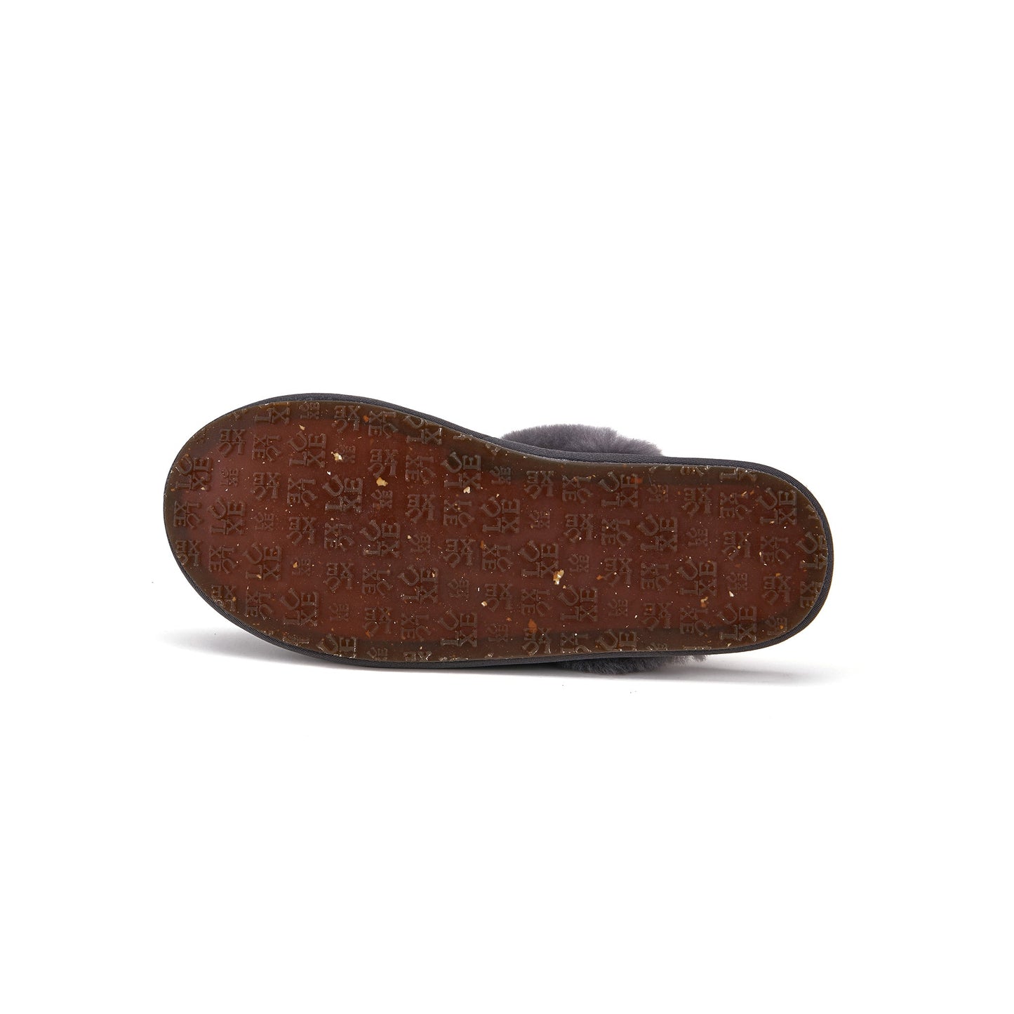 Sheepskin mule slipper shearling cuff closed mule smoke Australia Luxe Collective