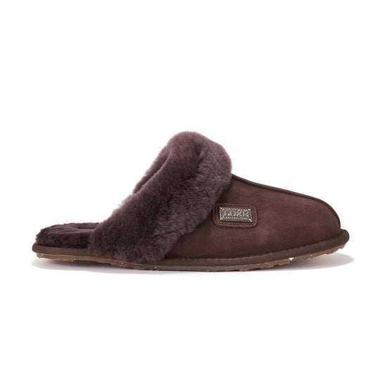 Sheepskin Luxe Classic Suede Mule Slipper CLOSED MULE BEVA