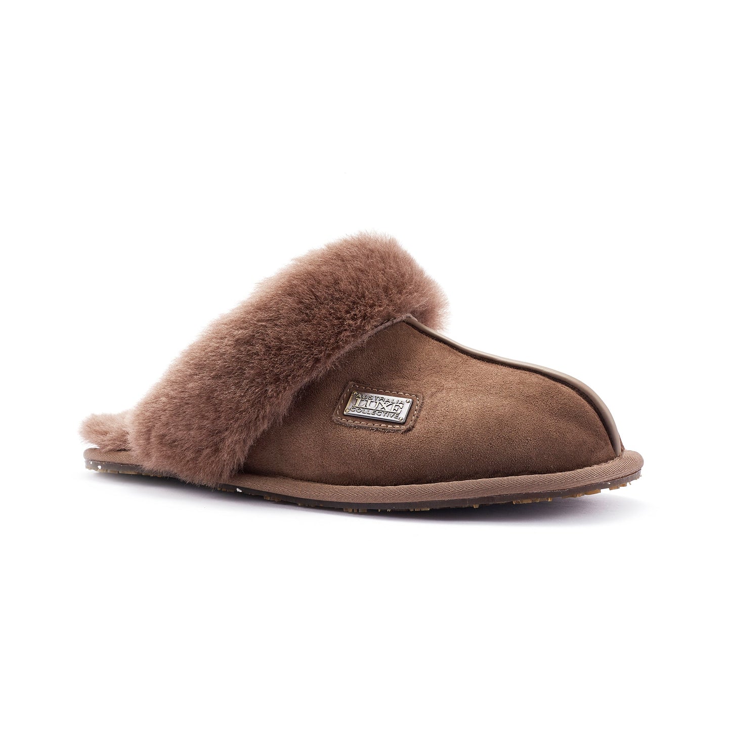 Clay Sheepskin Mule Slipper Closed Mule Australia Luxe Collective